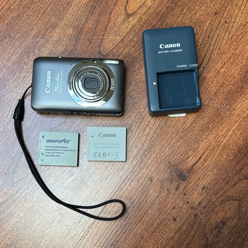Canon Elph 100hs PowerShot Digital Camera - Brown